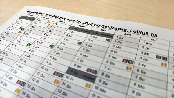 Persönlicher Abfuhrkalender 2024